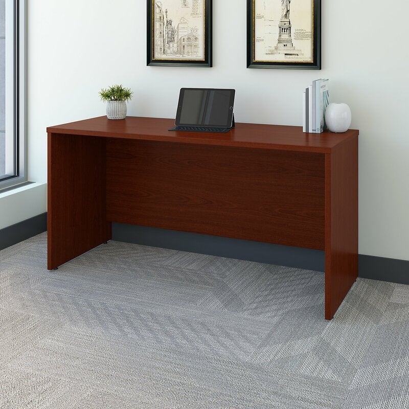 Leelin walnut hot sale laminate desk